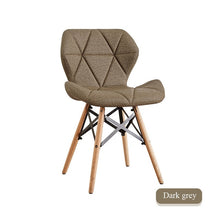 Load image into Gallery viewer, Nordic INS Restaurant Furniture Chair Dining Room Modern Pu China Iron Chair Wood Kitchen Dining Chairs for Dining Rooms Sofa