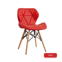 Load image into Gallery viewer, Nordic INS Restaurant Furniture Chair Dining Room Modern Pu China Iron Chair Wood Kitchen Dining Chairs for Dining Rooms Sofa