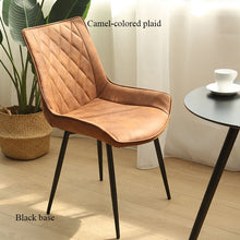 Load image into Gallery viewer, Nordic INS Chair Restaurant Furniture Dining Room Modern Pu China Iron Chair Wood Kitchen Dining Chairs for Dining Rooms Sofa