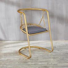 Load image into Gallery viewer, Nordic Dining Chair Iron Modern Home Indoor Fashion Swing Chair Home Kitchen Living Room American Balcony Breakfast Lounge Chair