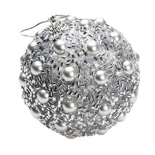 Load image into Gallery viewer, 8CM Christmas Rhinestone Ball  Glitter Baubles Xmas Tree Ornament Decoration  Décoration de noël