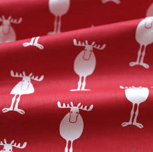 Load image into Gallery viewer, Snowman Christmas Deer series printed DIY Sewing twill 100% cotton fabric for baby clothes bedding textile tilda quilting tissus