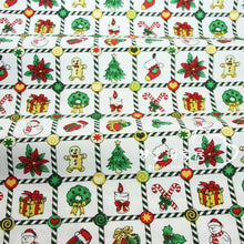 Load image into Gallery viewer, Snowman Christmas Deer series printed DIY Sewing twill 100% cotton fabric for baby clothes bedding textile tilda quilting tissus