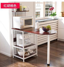 Load image into Gallery viewer, H Creative microwave Rack multi function oven storage Dining table kitchen daily storage locker Dinnerware Organizer Furniture