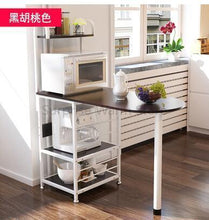 Load image into Gallery viewer, H Creative microwave Rack multi function oven storage Dining table kitchen daily storage locker Dinnerware Organizer Furniture