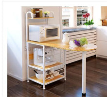 Load image into Gallery viewer, H Creative microwave Rack multi function oven storage Dining table kitchen daily storage locker Dinnerware Organizer Furniture
