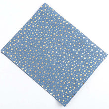 Load image into Gallery viewer, IBOWS 40CM*50CM Denim Soft Fabric Star Dots Printed Breathable Fabric DIY Dolls Patchwork Clothing Making Home Textile Material