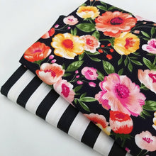 Load image into Gallery viewer, Cotton Twill Patchwork Material Fabric For DIY Sewing Quilting Flower/Stripe Printed Fat Quarters Material Fabric Home Textile

