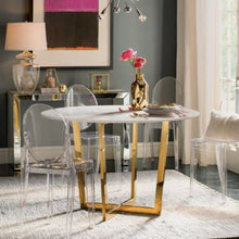 Load image into Gallery viewer, Fast Shipping Transparent Victoria Ghost Chair Crystal Plastic Dining Chair for Kitchen Dining Room Furniture Modern Acrylic