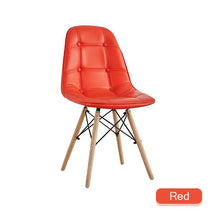 Load image into Gallery viewer, nordic INS restaurant furniture chair dining room modern Pu china Iron chair wood kitchen dining chairs for dining rooms sofa