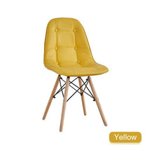 Load image into Gallery viewer, nordic INS restaurant furniture chair dining room modern Pu china Iron chair wood kitchen dining chairs for dining rooms sofa