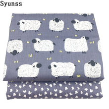 Load image into Gallery viewer, Syunss Cartoon Sheep Cotton Fabric Diy Quilting Patchwork Scrapbooking Home Textile Decoration Kid Bedding Clothing Doll Sewing