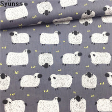 Load image into Gallery viewer, Syunss Cartoon Sheep Cotton Fabric Diy Quilting Patchwork Scrapbooking Home Textile Decoration Kid Bedding Clothing Doll Sewing