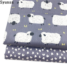 Load image into Gallery viewer, Syunss Cartoon Sheep Cotton Fabric Diy Quilting Patchwork Scrapbooking Home Textile Decoration Kid Bedding Clothing Doll Sewing