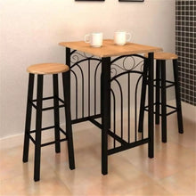 Load image into Gallery viewer, VidaXL Breakfast Dinner Table Dining Set MDF With Black Kitchen Table Saving Space Dining Room Furniture Dining Room Sets