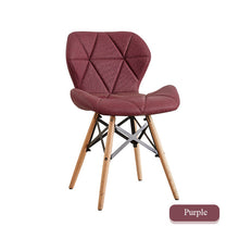 Load image into Gallery viewer, Nordic INS Restaurant Furniture Chair Dining Room Modern Pu China Iron Chair Wood Kitchen Dining Chairs for Dining Rooms Sofa
