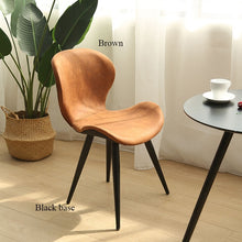 Load image into Gallery viewer, Nordic INS Chair Restaurant Furniture Dining Room Modern Pu China Iron Chair Wood Kitchen Dining Chairs for Dining Rooms Sofa
