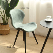 Load image into Gallery viewer, Nordic INS Chair Restaurant Furniture Dining Room Modern Pu China Iron Chair Wood Kitchen Dining Chairs for Dining Rooms Sofa
