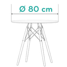 Load image into Gallery viewer, 94923 Barneo T-8 MDF Interior Dinner Table Bar Table Kitchen Furniture Dining Table white free shipping in Russia
