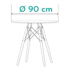 Load image into Gallery viewer, 94923 Barneo T-8 MDF Interior Dinner Table Bar Table Kitchen Furniture Dining Table white free shipping in Russia
