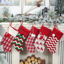 Load image into Gallery viewer, Christmas decorations for home woollen stockings gift bags enfeites natal décoration noel рождественская сумка bolsos navideños
