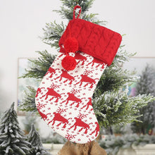 Load image into Gallery viewer, Christmas decorations for home woollen stockings gift bags enfeites natal décoration noel рождественская сумка bolsos navideños
