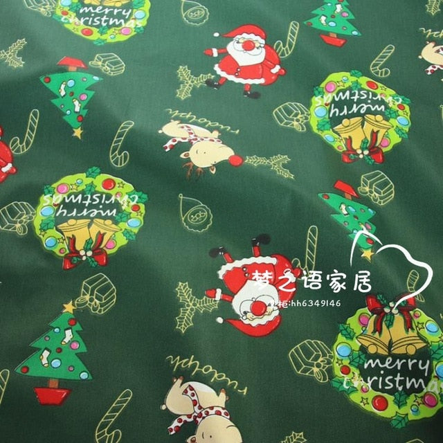 Snowman Christmas Deer series printed DIY Sewing twill 100% cotton fabric for baby clothes bedding textile tilda quilting tissus