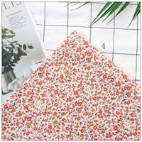 7Pcs/Lot,100% Cotton Plain The Orange Style  Printed Quilted Fabrics Set,Textile Patchwork,Fabric for Sewing,Tissue,Cloth,Tilda