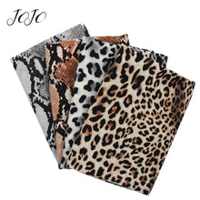 Load image into Gallery viewer, JOJO BOWS 45*150cm Chiffon Cloth Fabric Snake Leopard Print Sheet For Needlework Home Textile DIY Craft Supplies Party Decor
