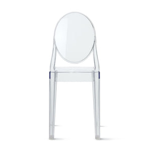 Fast Shipping Transparent Victoria Ghost Chair Crystal Plastic Dining Chair for Kitchen Dining Room Furniture Modern Acrylic