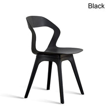 Load image into Gallery viewer, Modern Fashion S-shaped PP Plastic Chair Restaurant for Dining Room Chairs Home Living Room Kitchen Plastic White Green Chair
