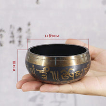 Load image into Gallery viewer, SDR Tibetan Bowl Singing Bowl Decorative-wall-dishes Home Decoration Decorative Wall Dishes Tibetan Singing Bowl
